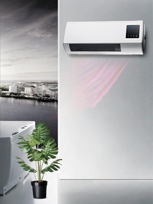 BPT-2000B 5006L/5006L-ERP 1000W/2000W PTC Keramik Wall Mounted Heater Dengan Tampilan LED