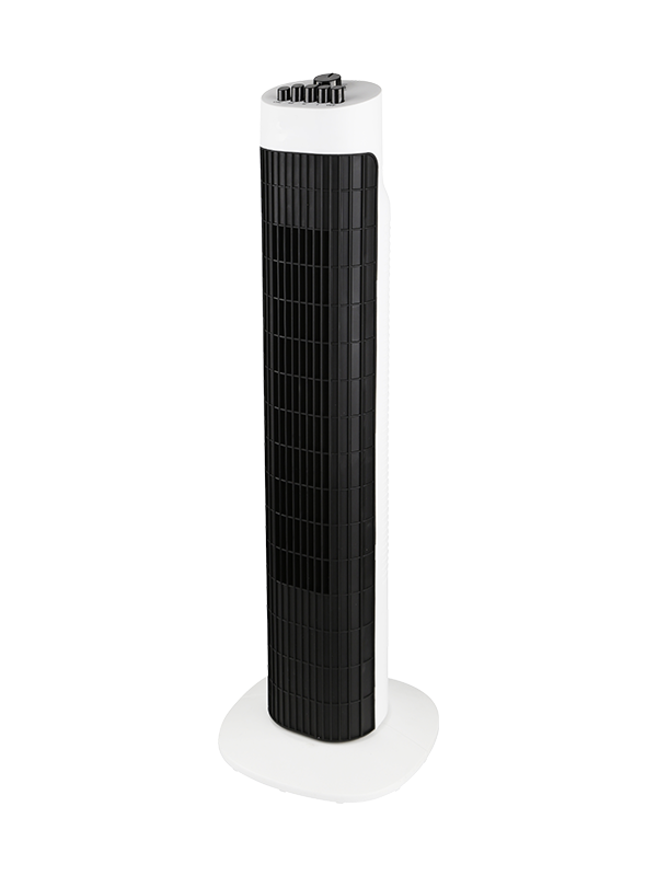 TF803T 45W Tiga Kecepatan LED Display Tower Fan Heater Dengan Basis Dilepas