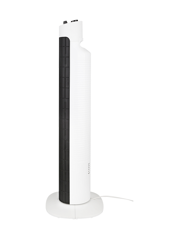 TF803T 45W Tiga Kecepatan LED Display Tower Fan Heater Dengan Basis Dilepas