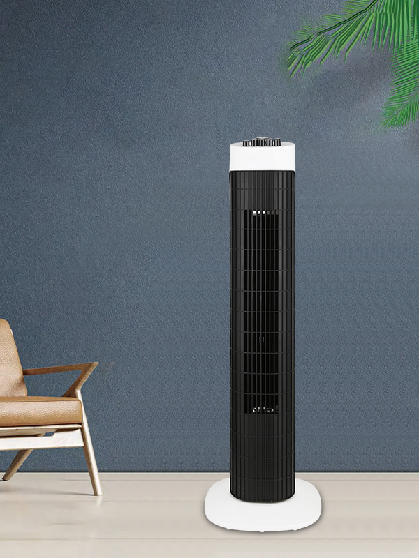 TF803T 45W Tiga Kecepatan LED Display Tower Fan Heater Dengan Basis Dilepas